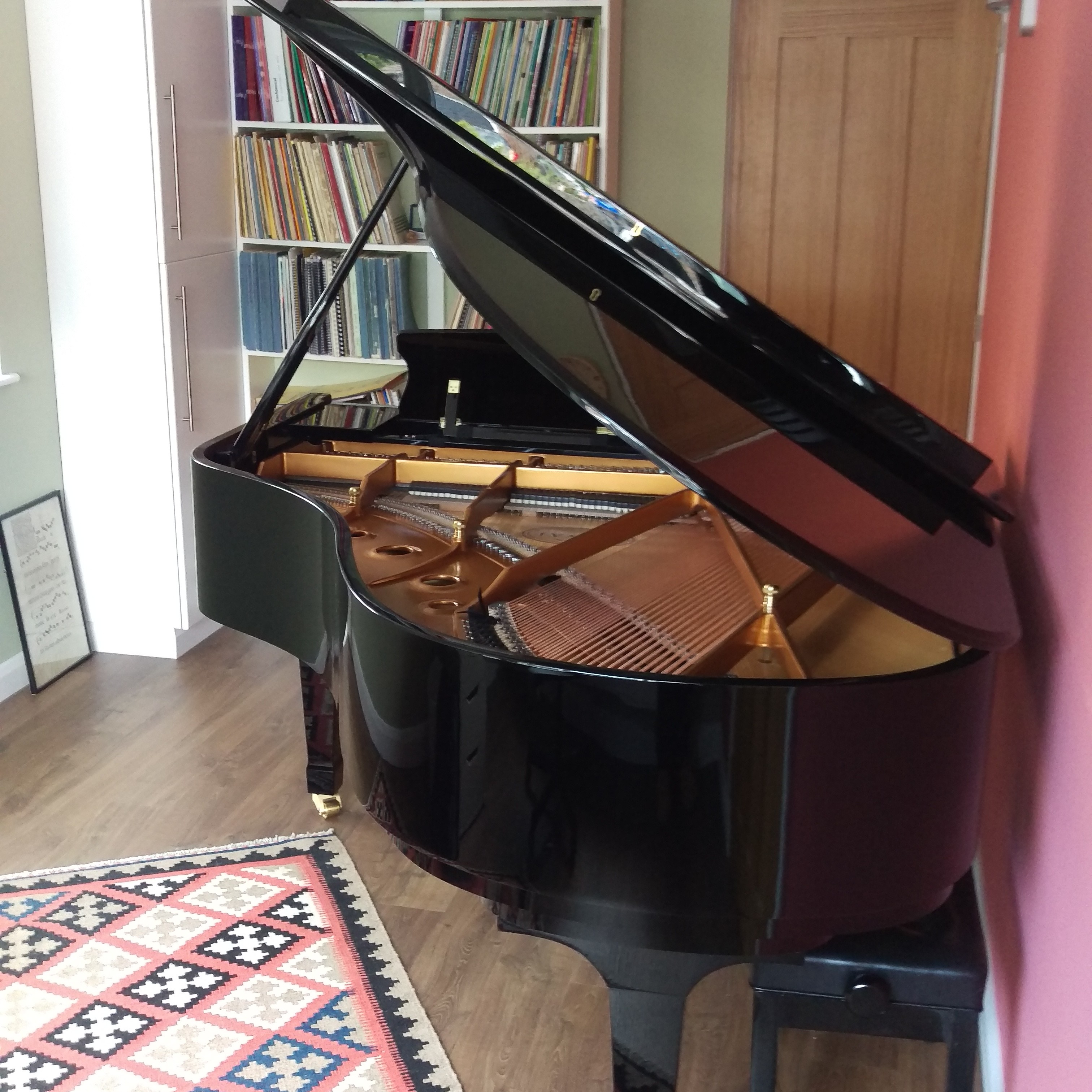 Integral conversion creating a piano room Sheffield Garage Conversions